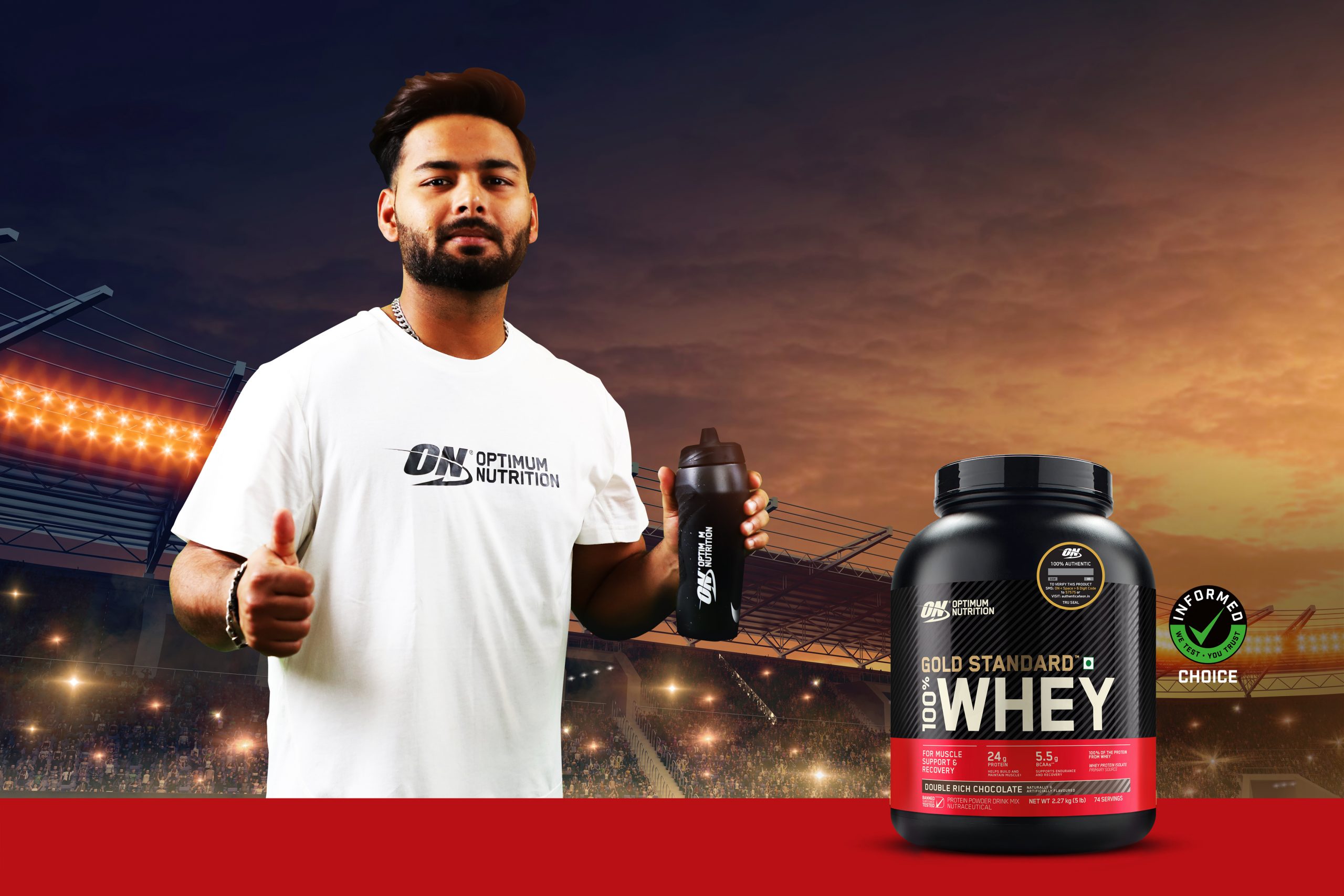 Optimum Nutrition names Rishabh Pant as their brand athlete