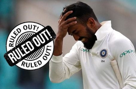 KL Rahul ruled out of Test series against New Zealand