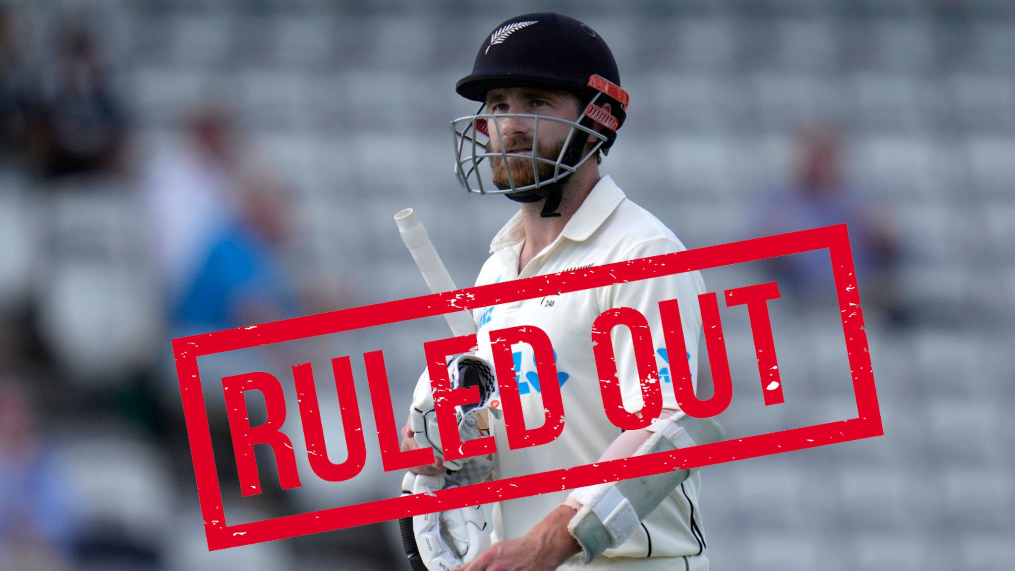 KANE WILLIAMSON RULED OUT
