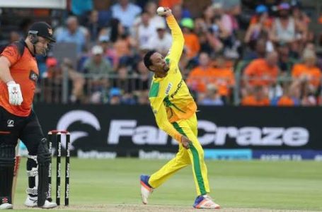 South Africa’s Aaron Phangiso suspended from bowling in SA20 for illegal action